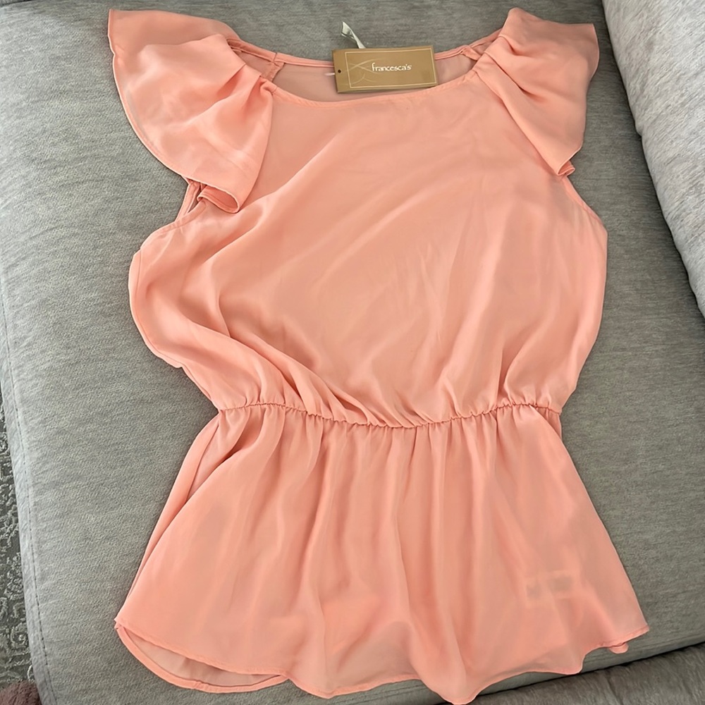 Summer peach top